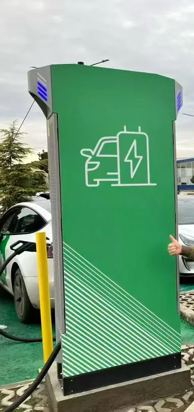 DC бърза зарядна станция с два изхода